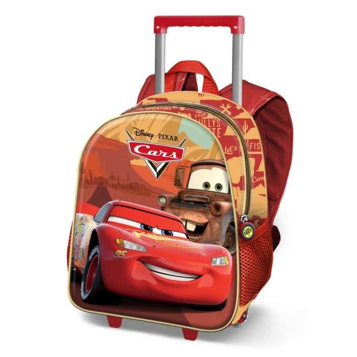 CARS 3 MOCHILA TROLLEY 3D 32CM