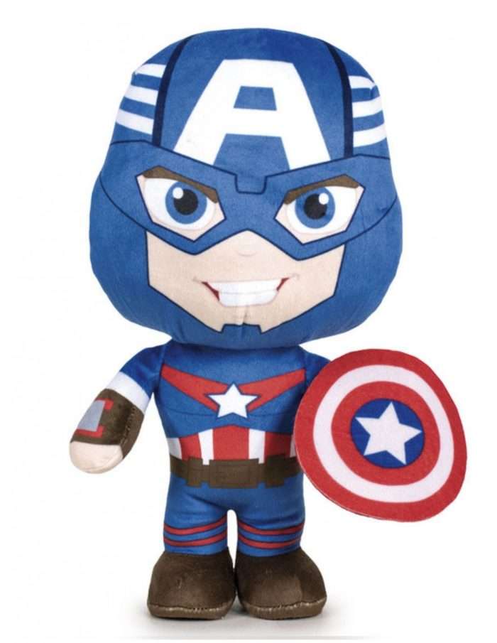 CPTAIN AMERICA PELUCHE MIX 40CM