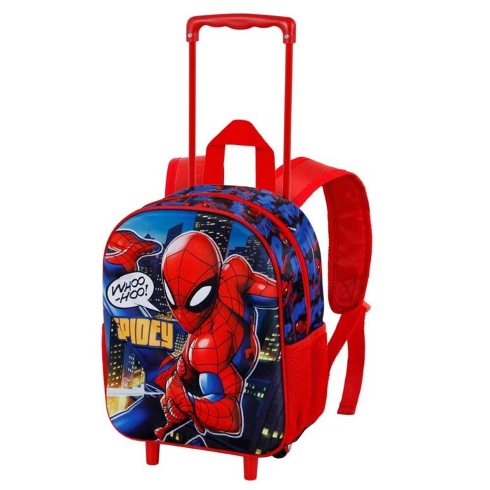 SPIDERMAN MOCHILA TROLLEY 3D 32CM MIGH